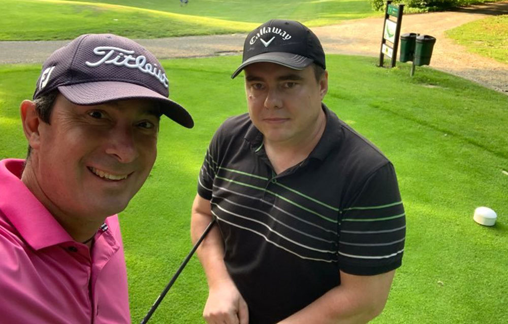 Ukázková lekce golfu